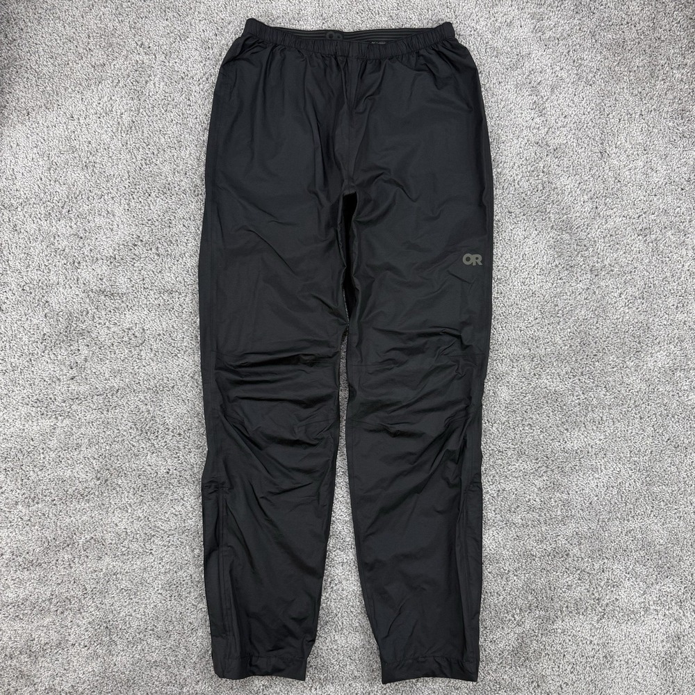 Outdoor Research Helium Rain Pants Men's S Black Diamond Fuse Wind Nylon Hiking